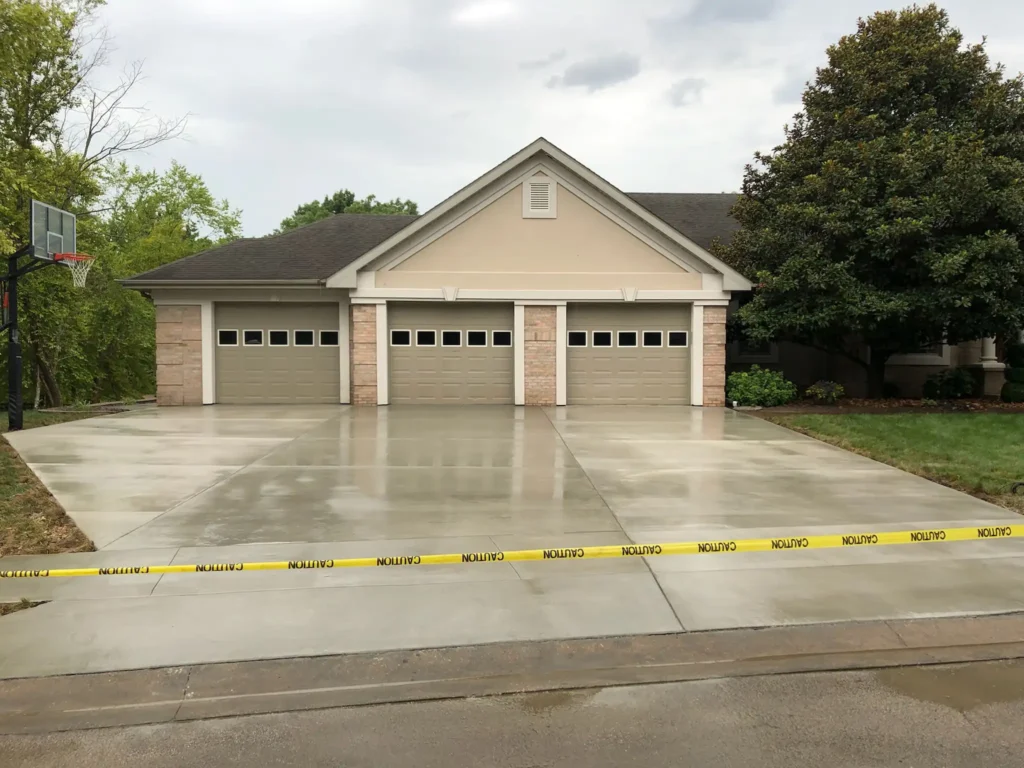 concrete driveway installation springfield illinois