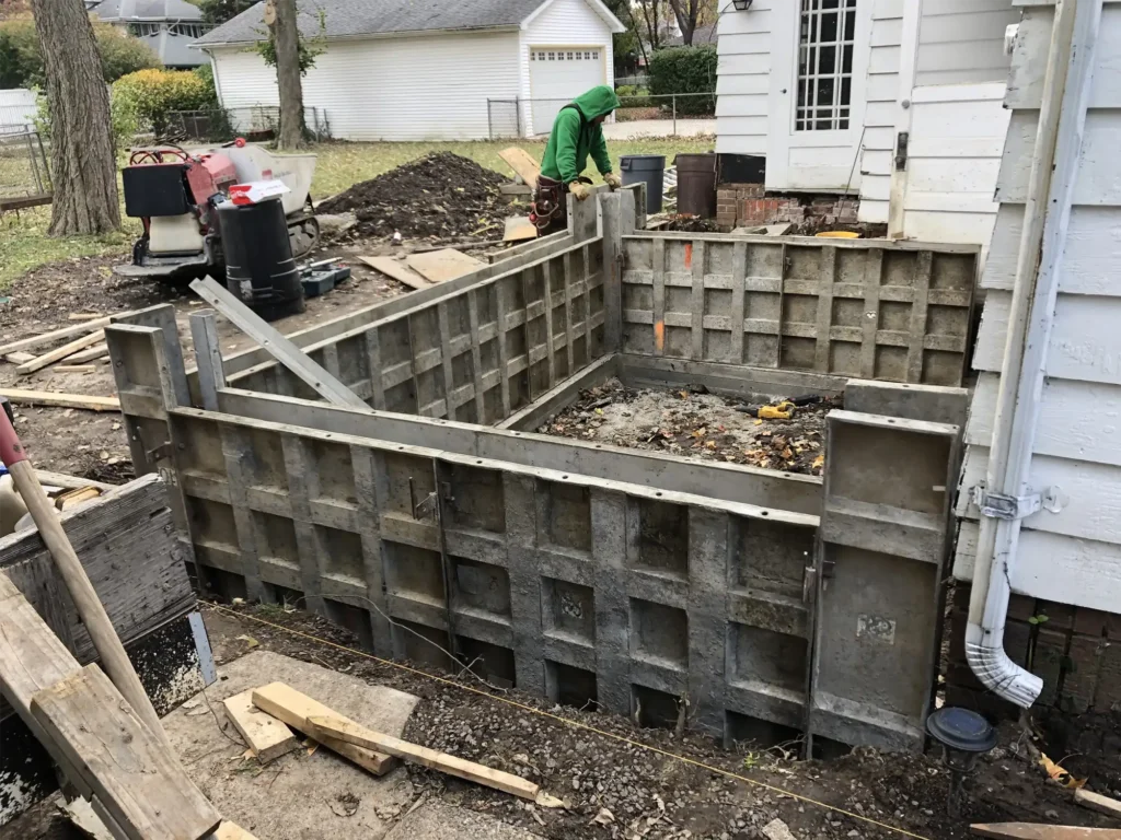 concrete foundation construction springfield illinois