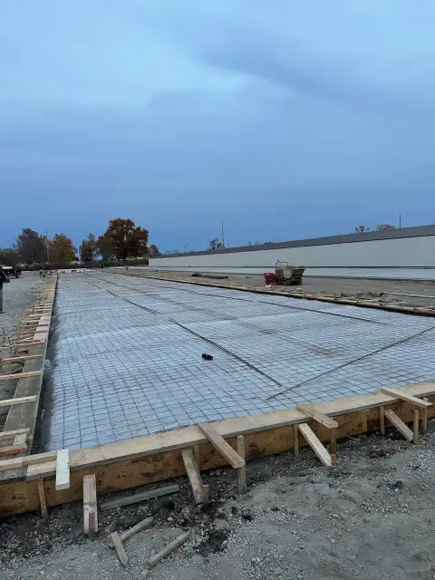 concrete work for commercial building flooring springfield illinois