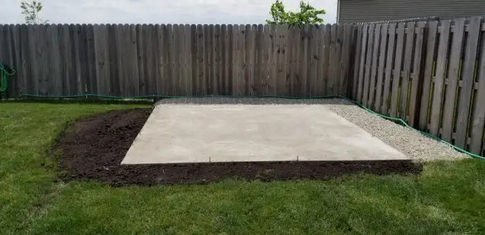 storage shed concrete flooring springfield il