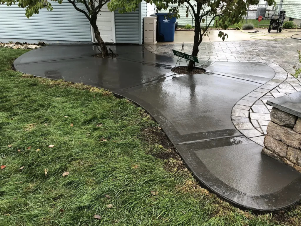 paved concrete patio springfield illinois