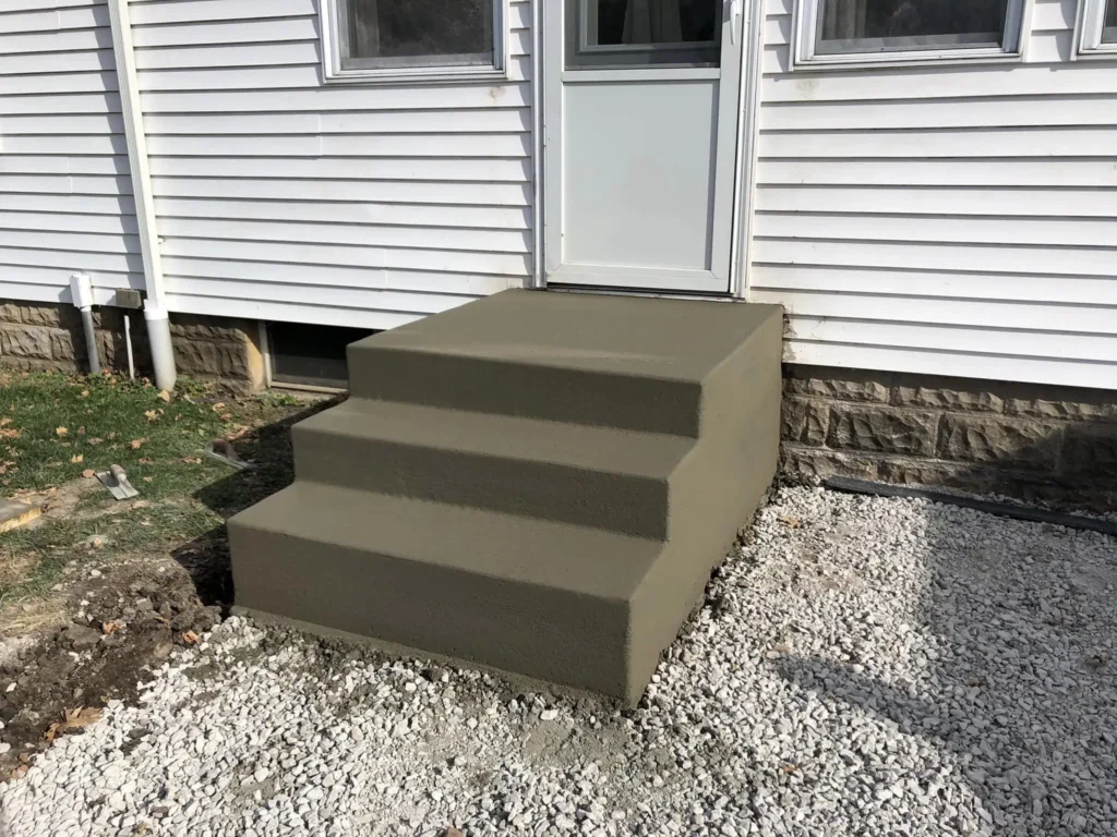 concrete step installation springfield illinois