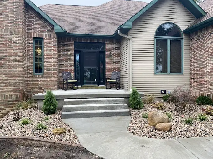 concrete steps and walkway installation contractor springfield illinois