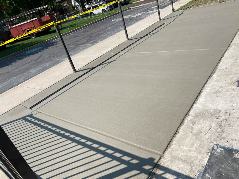 concrete sidewalk springfield il